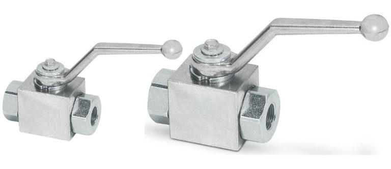 van bi thủy lực 2 ngã